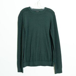 Selected Homme Crewneck Sweater Green Mens Medium Organic Cotton Slhallen